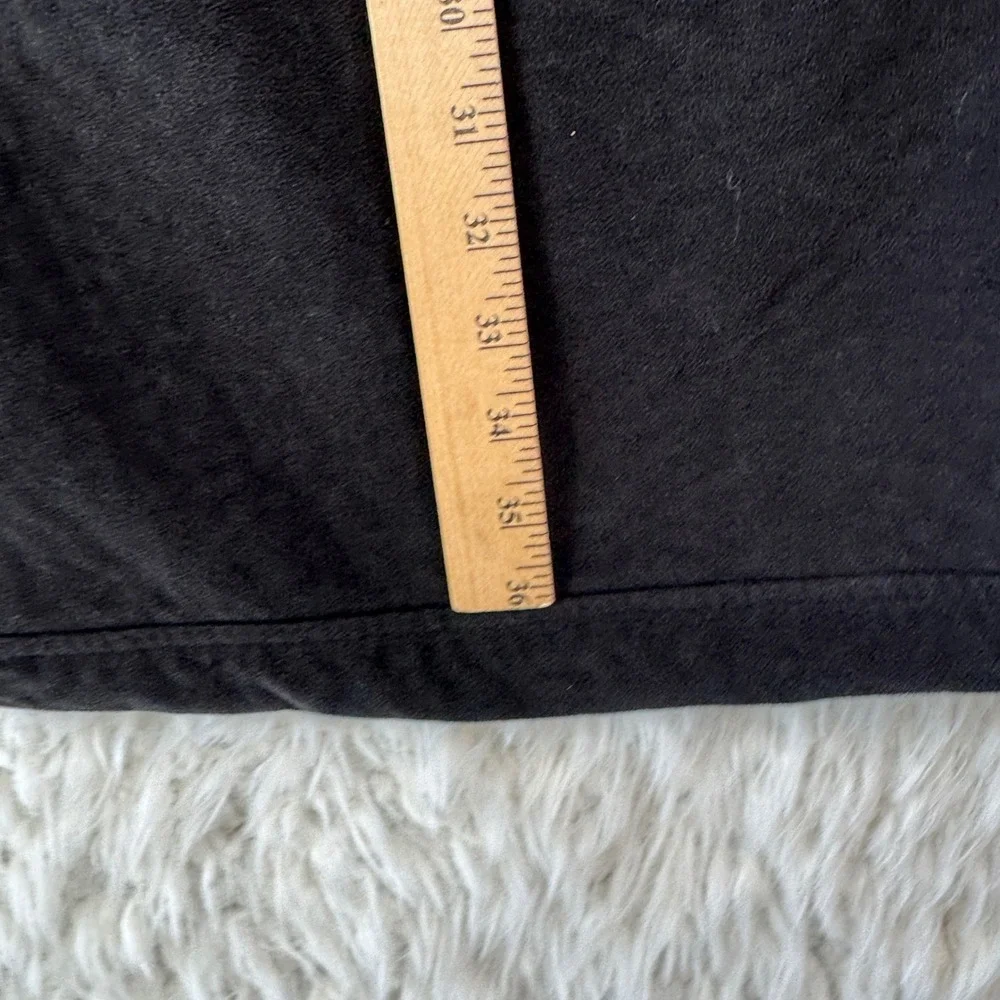 Lovesac Sactional Cushion Cover Black Padded‎ Velvet Replacement Piece 36x21x3